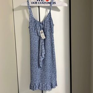 Abercrombie, blue patterned, mini dress
